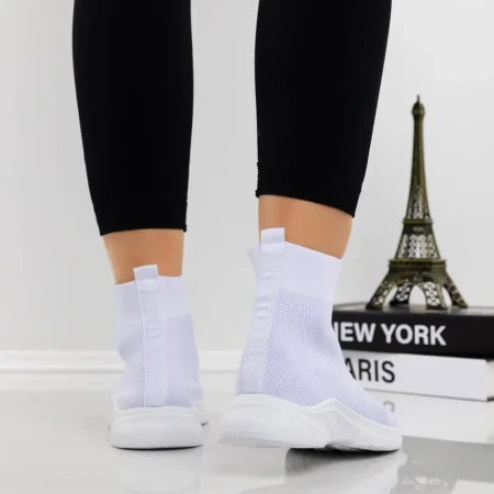 Sneakers Dama B12-08 Alb | Abloom » Reina.Ro