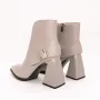 Botine Dama cu Toc gros K10301 Gri | Advancer » Reina.Ro