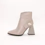 Botine Dama cu Toc gros K10301 Gri | Advancer » Reina.Ro