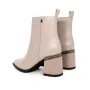 Botine Dama cu Toc gros K10431 Crem | Advancer » Reina.Ro