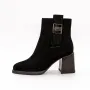 Botine Dama cu Toc gros K2086-122R Negru | Advancer » Reina.Ro