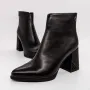 Botine Dama cu Toc gros K11383 Negru | Advancer » Reina.Ro