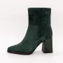 Botine Dama cu Toc gros K11382R Verde inchis | Advancer » Reina.Ro