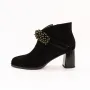 Botine Dama cu Toc gros K9196-11R Negru | Advancer » Reina.Ro