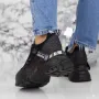 Pantofi Sport Dama cu Platforma 2SZ1 Negru » Reina.Ro