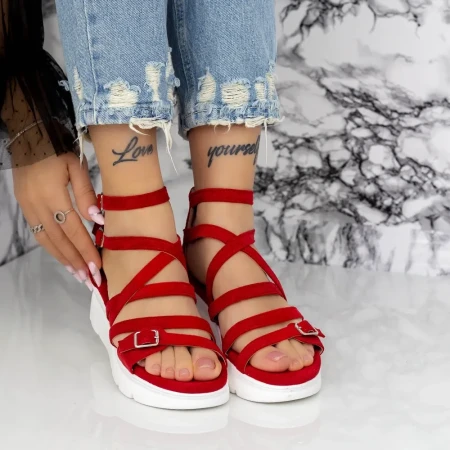 Sandale Dama HXS28 Rosu » Reina.Ro