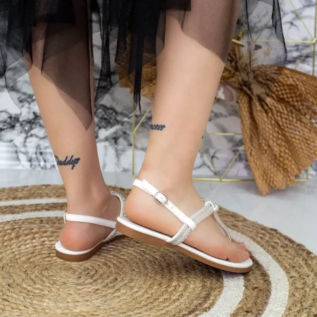 Sandale Dama 2Q2 Alb » Reina.Ro