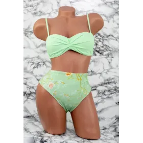 Costum de Baie Dama 3 Piese F83-1 Verde » Reina.Ro