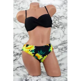 Costum de Baie Dama 2 Piese L19-2 Negru » Reina.Ro