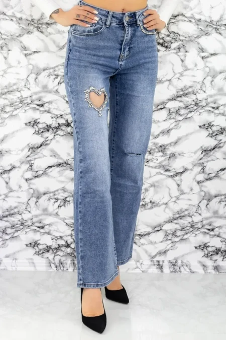 Blugi Dama DT280A Albastru » Reina.Ro