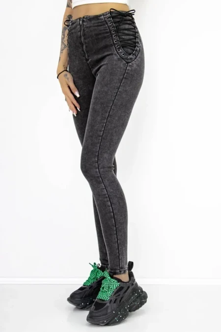 Blugi Dama A7908-3 Negru »Reina.Ro