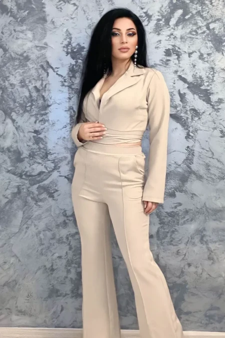 Compleu Dama 8267 Bej » Reina.Ro