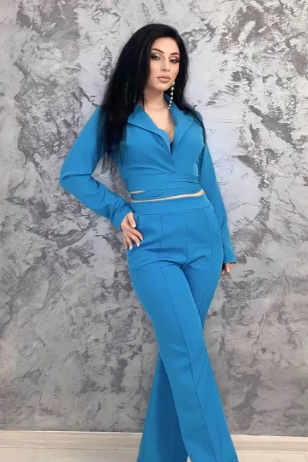 Compleu Dama 8267 Albastru » Reina.Ro