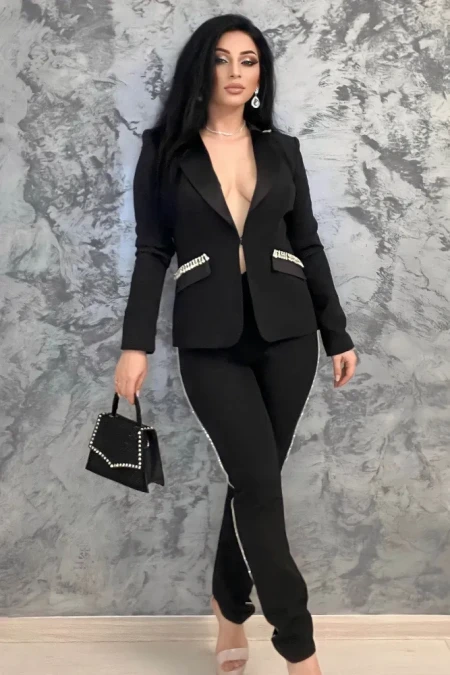 Costum Dama C18880 Negru » Reina.Ro