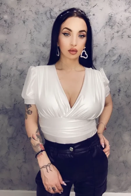 Body Dama 8285 Alb » Reina.Ro