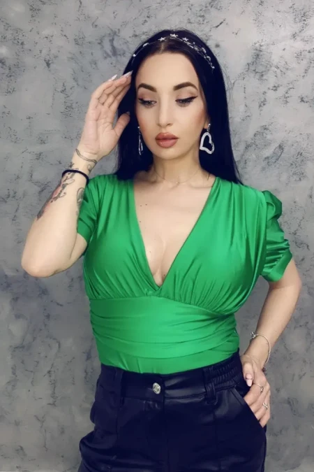 Body Dama 8285 Verde » Reina.Ro