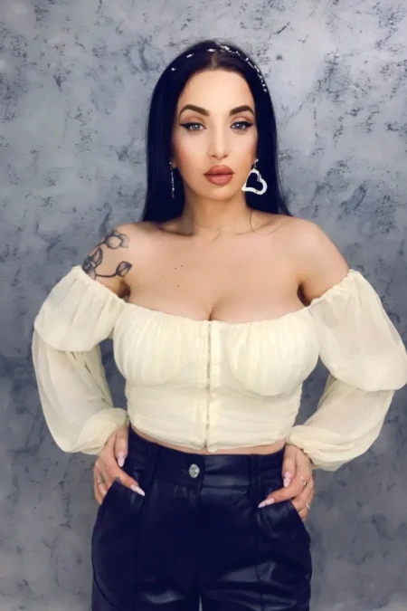 Top Dama YS1671 Bej » Reina.Ro