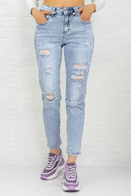 Blugi Dama 90174 Albastru » Reina.Ro