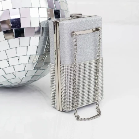 Poseta Dama XS-100-1 Argintiu » Reina.Ro