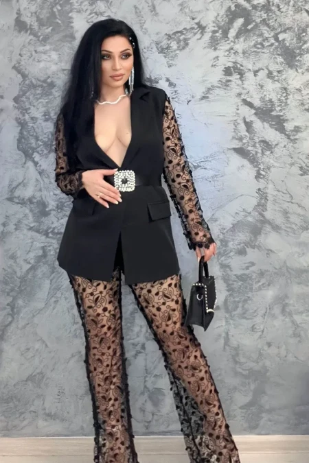 Compleu Dama 008010 Negru » Reina.Ro