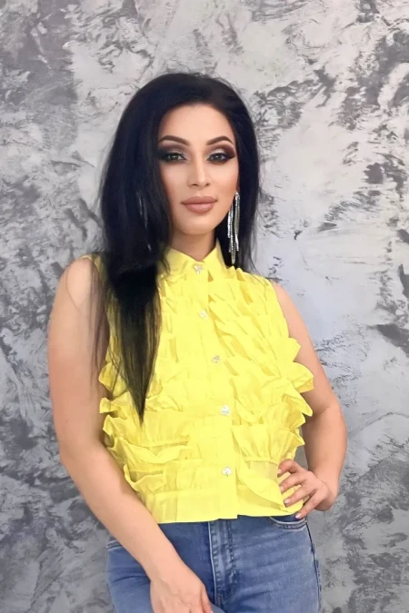 Bluza Dama 9536 Galben » Reina.Ro