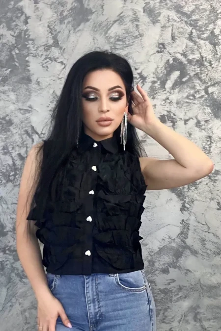 Bluza Dama 9536 Negru » Reina.Ro