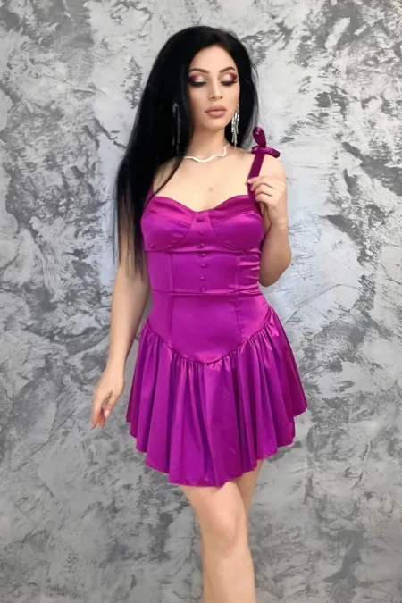 Rochie Dama 10564 Mov » Reina.Ro