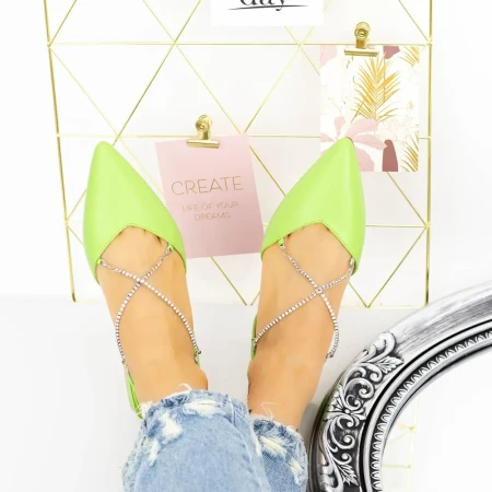 Balerini Dama 2LE13 Verde » Reina.Ro