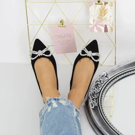 Balerini Dama 2LE15 Negru » Reina.Ro