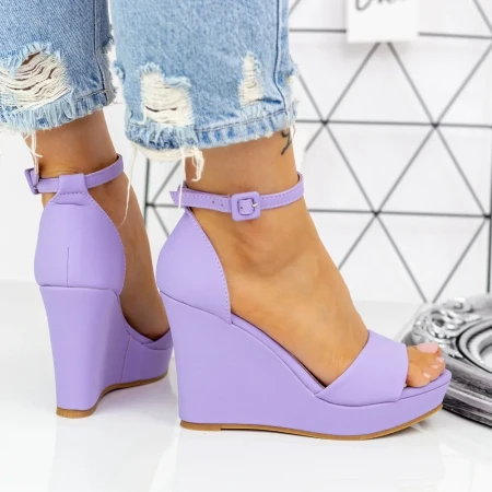 Sandale Dama cu Platforma 2HXS23 Mov » Reina.Ro