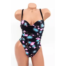 Costum de Baie Dama intreg Y10-2 Negru » Reina.Ro