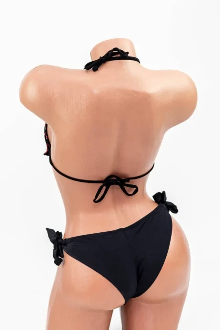Costum de Baie Dama 2 Piese F62 Negru » Reina.Ro