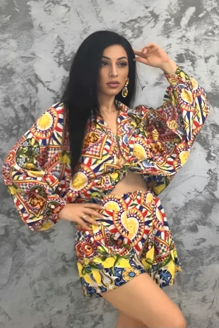 Compleu Dama 0903 Multicolor » Reina.Ro