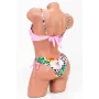 Costum de Baie Dama 2 Piese H08-1 Roz-Leopard » Reina.Ro
