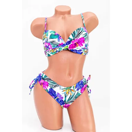 Costum de Baie Dama 2 Piese H20-1 Alb » Reina.Ro