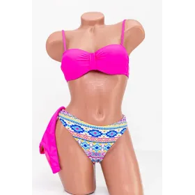 Costum de Baie Dama 3 Piese H22 Fucsia » Reina.Ro