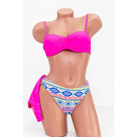 Costum de Baie Dama 3 Piese H22 Fucsia » Reina.Ro