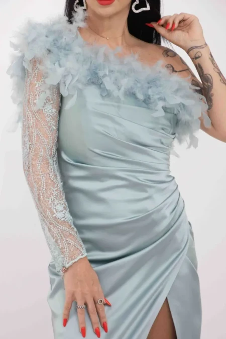 Rochie Dama R5016 Verde » Reina.Ro