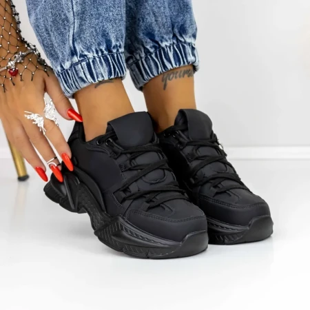 Pantofi Sport Dama 3WL7 Negru » Reina.Ro