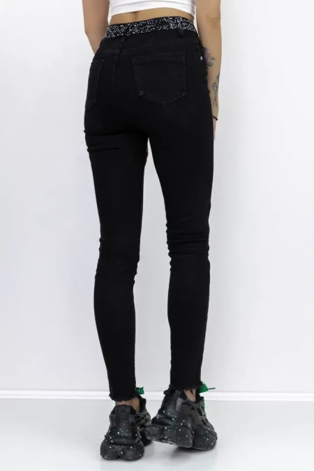 Blugi Dama GH7607A Negru » Reina.Ro