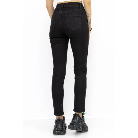 Blugi Dama HW-55A Negru » Reina.Ro
