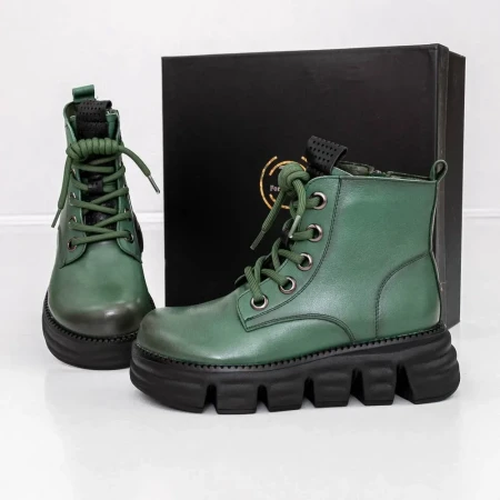 Ghete Dama 23651-2 Verde » Reina.Ro