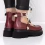 Pantofi Casual Dama 3LE22 Visiniu » Reina.Ro