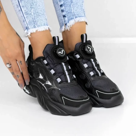 Pantofi Sport Dama 3J5 Negru » Reina.Ro