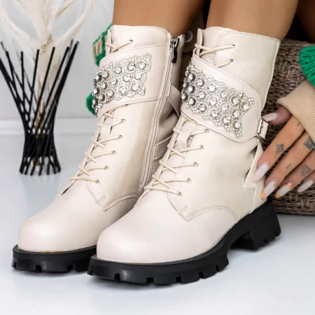 Ghete Dama 2W15 Bej » Reina.Ro