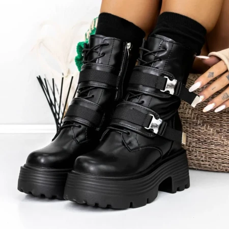 Ghete Dama 3WL20 Negru » Reina.Ro