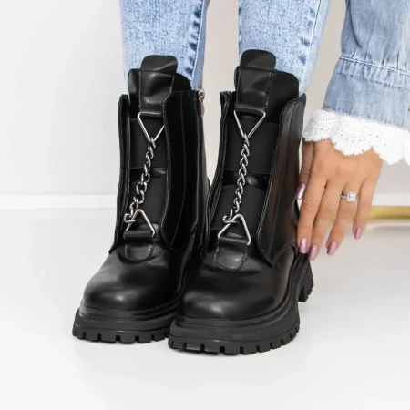 Ghete Dama 3WL11 Negru » Reina.Ro