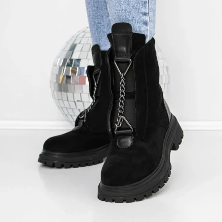 Ghete Dama 3WL11 Negru » Reina.Ro