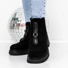 Ghete Dama 3WL12 Negru » Reina.Ro