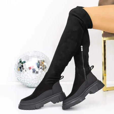 Cizme Dama 3KD11 Negru » Reina.Ro
